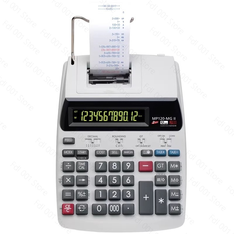 Commercial Printing Calculator - آلة حاسبة للطباعة MP120-MG للفنادق والتمويل