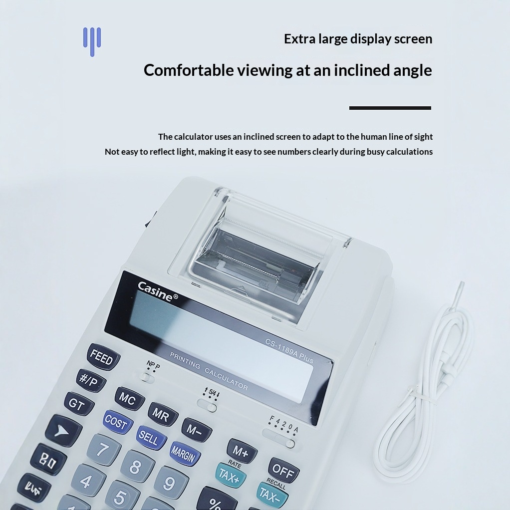 آلة حاسبة قابلة للطباعة مكونة  - مراجعة Commercial Printing Calculator وسعره