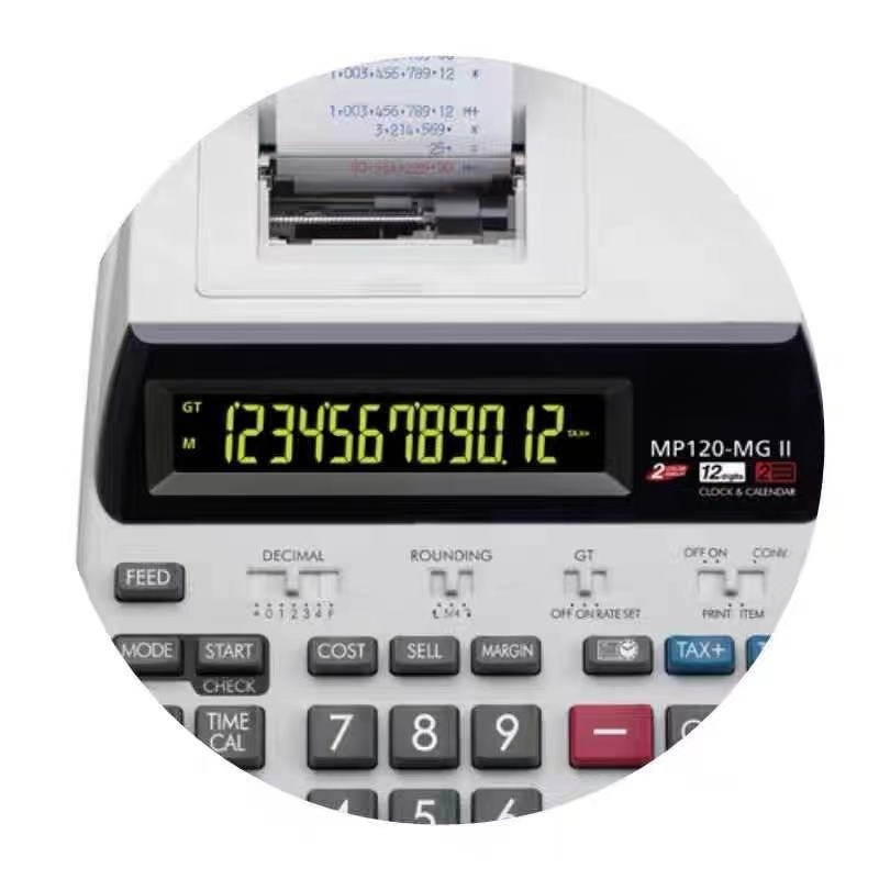 آلة حاسبة للطباعة MP-120MGII،  - مراجعة Commercial Printing Calculator وسعره